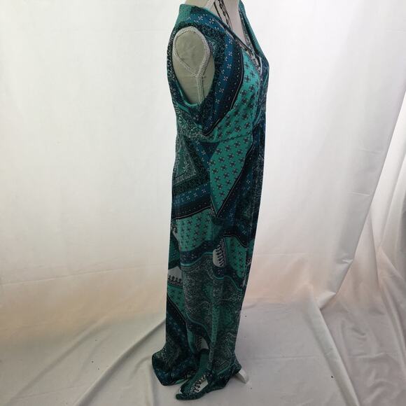 R&K Patterned Shift Dress Jade 2P - Picture 6 of 16